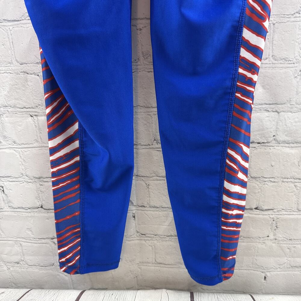 Buffalo Bills Zubaz Womans Leggings Size XL Royal Red & White - Picture 8 of 11